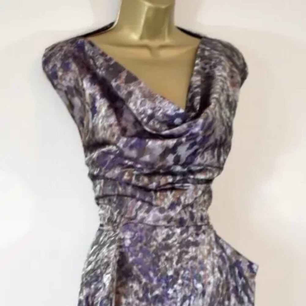 Vivienne Westwood Red Label Jacquard Taffeta Cocktail Dress, size 44